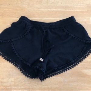 Black comfy shorts